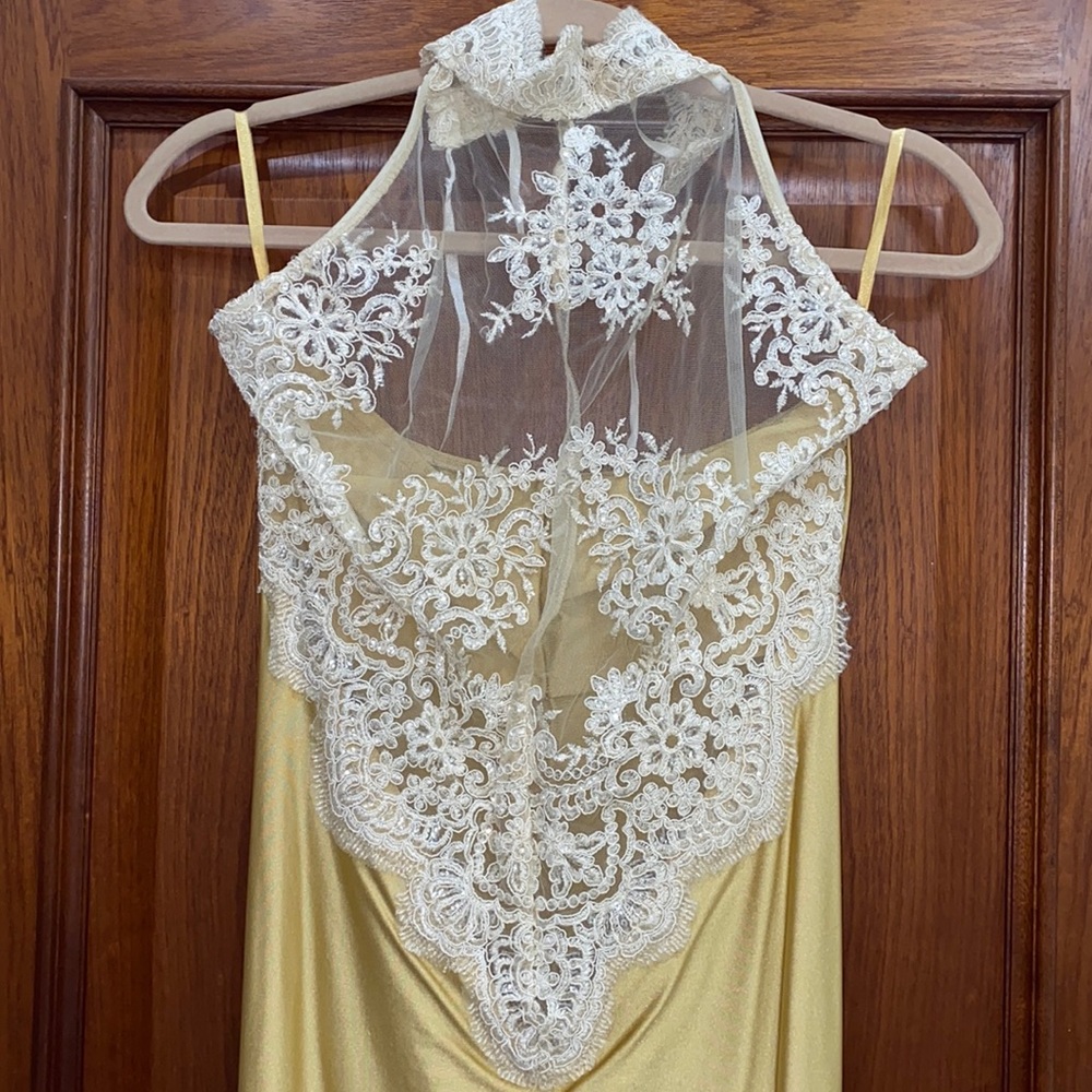 Custom made evening gown